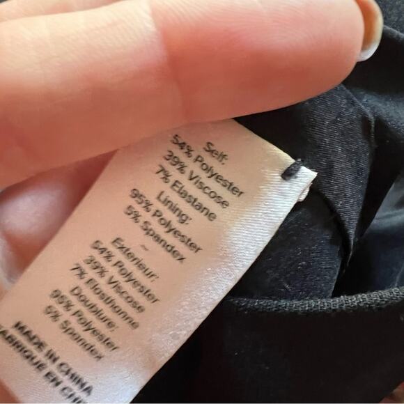 Cinq a Sept Coralisa Black Asymmetric Mini Dress - Picture 11 of 11